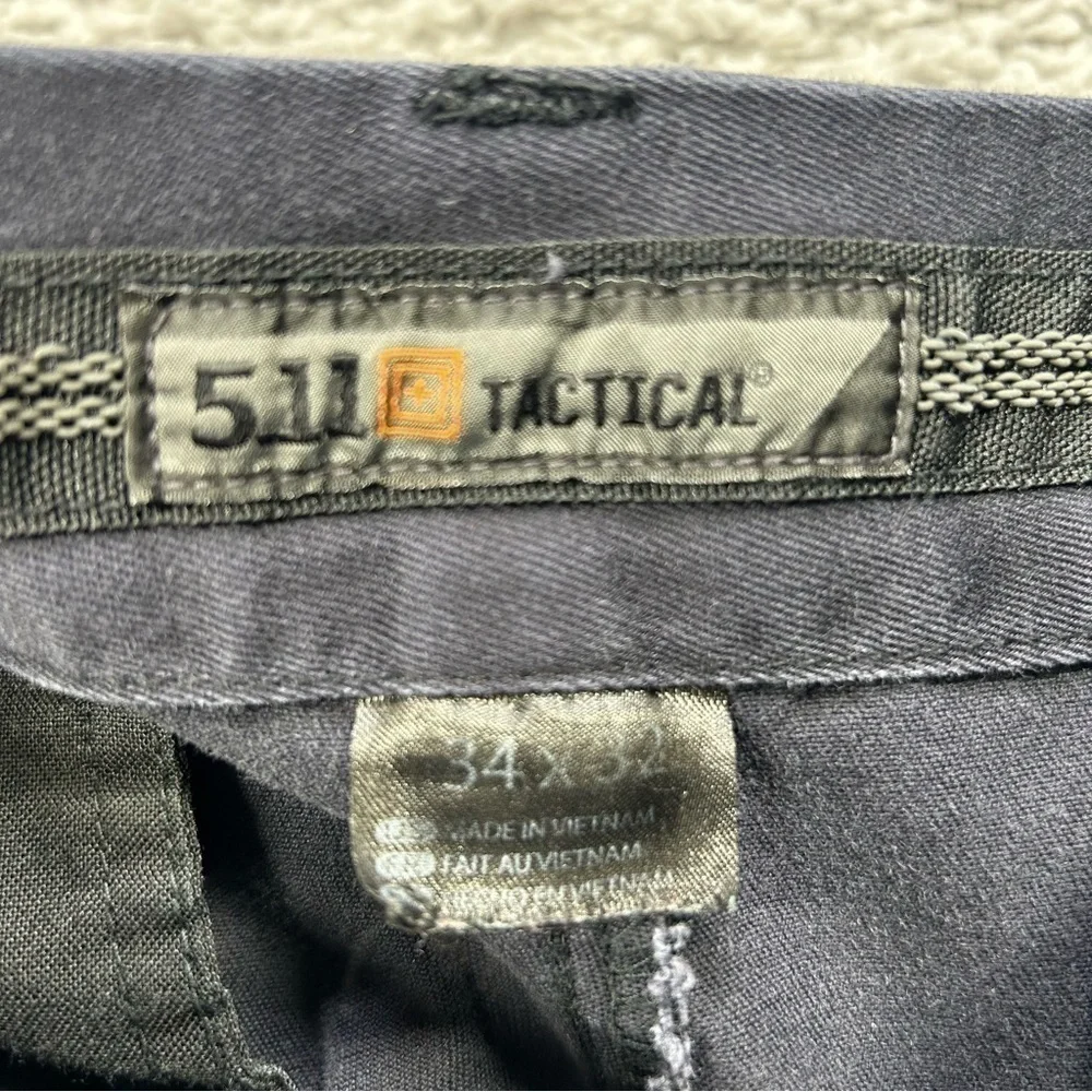 5.11 Tactical Pants Mens 34 x 32 Flat Front Cargo Classic Casual Work Utility